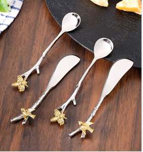 Juego de Cubiertos Sostenibles de Acero Inoxidable y Madera, Aptos para Lavavajillas y Ligeros, que Combinan Elegancia y Calidez Natural - Product Image 6