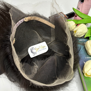 Sun Hair Company Vente en gros 360 Frontal HD Lace Nœuds simples Cheveux bruts non transformés Extensions de cheveux humains vietnamiens Full Lace Perruques - Product Image 2