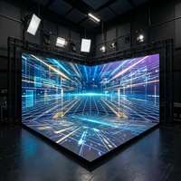 Écran LED de studio VFX XR 7680 Hz, écran LED immersif 3D VR avec moteur Unreal Engine, affichage LED couleur pleine, production virtuelle en intérieur P2.604