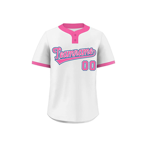 Hot Selling Baseball Jersey For Men 100% Polyester <b>Material</b> Custom Made Logo Printing Sportswear Jersey Sweat Wicking OEM - Product Image 1