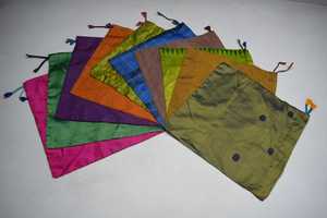 Bolsas de seda con logotipo personalizado, bolsas de compras ecológicas no tejidas con patrón de tiempo, decoración del hogar, regalos promocionales para zapatos - Product Image 5