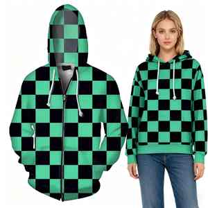 Pull à capuche zippé imprimé en 3D personnalisé Cardigan décontracté Cosplay Pull à capuche - Product Image 4