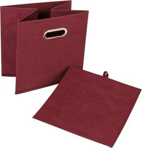 ถังเก็บของแบบพับได้ทนทานพร้อมที่จับที่เก็บของเล่นผ้าใยสังเคราะห์จากเวียดนามสำหรับตู้เสื้อผ้าและที่บ้าน - Product Image 1