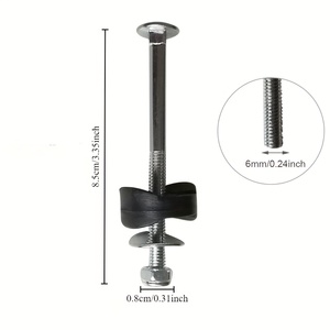 Outils de <span class=keywords><strong>fixation</strong></span> pour <span class=keywords><strong>trampoline</strong></span> extérieur : Vis de stabilisation pour tube, Fixateurs anti-chute, Éléments de <span class=keywords><strong>fixation</strong></span> à vis, Filetage à gauche, Emmanchement hexagonal - Product Image 2