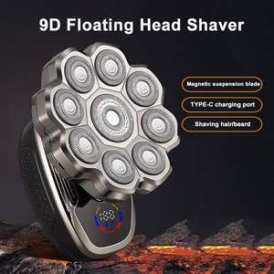 Afeitadora Eléctrica Ergonómica Giratoria para Hombres Calvos, Uso en Seco/Húmedo, Impermeable IPX7, con Pantalla LED para Cara y Cuerpo - Product Image 5