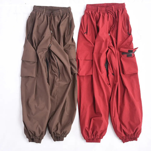 Custom Plus Size <b>Baggy</b> <b>Cargo</b> Snow <b>Pants</b> Oversized Streetwear Manufacturer Trousers <b>Women</b> Men's <b>pants</b> straight curved striped - Product Image 1