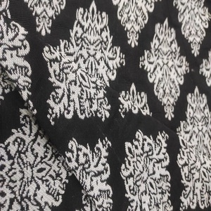 Luxury Jacquard Black White Tote Bag for Women Handmade India New Arrival Yarn Dyed <b>Fabric</b> Woven Breathable Upholstery - Product Image 2