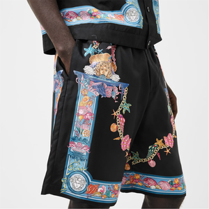 กางเกงขาสั้นออกกำลังกายผู้ชาย เอวยางยืด ทรงลำลองสำหรับฤดูร้อน ทรงทันสมัย น้ำหนักเบา เหมาะสำหรับวิ่งและเล่นกีฬา - Product Image 5