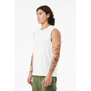 Bella + Toile Unisexe Jersey Muscle Tank Top PrimeBlend Unisexe Jersey Tank Ultra-Soft Jersey Muscle Tank pour un confort respirant - Product Image 2