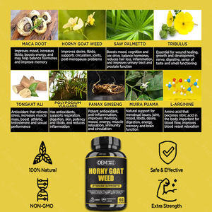 Fabrik Direkt vertrieb Maca Root Ashwa ganda Horny Goat Weed Mit Maca Kapseln - Product Image 4