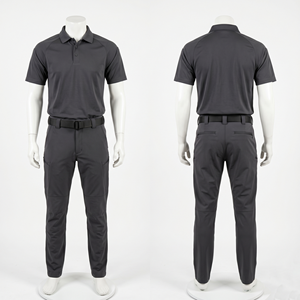 Uniforme de Seguridad Azul Marino de Primera Calidad, 220 GSM, Polialgodón, Manga Corta, con Logotipo Bordado Personalizado, Conjunto de Ropa de Trabajo con Logotipo Impreso - Product Image 4