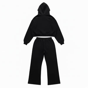 Survêtement personnalisé avec impression DTF, tissu lourd 100% coton, streetwear unisexe - Product Image 6