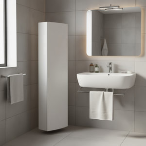 Columna de Baño Moderna Havana de 139 cm, Mueble de Almacenamiento Moderno que Ahorra Espacio - Product Image 3