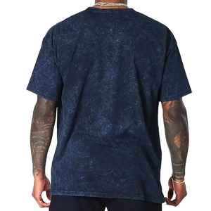 Pakistán Fabricación de alta calidad hecho antiarrugas, 100% algodón de alta calidad de gran tamaño en blanco 100% algodón lavado ácido camisetas - Product Image 4