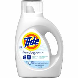 Detergente Líquido para Ropa Tide Simply Sensitive Skin, Fórmula Suave, Eficaz contra las Manchas, Seguro para Niños - Product Image 3