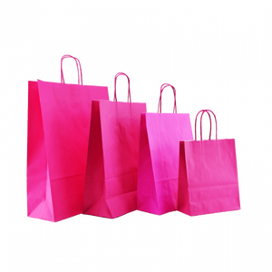 2024 gran oferta producto comestibles fruta comida tela embalaje bolsas de compras Blanco marrón papel Kraft bolsa de regalo con asa - Product Image 4