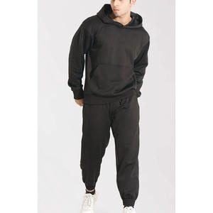 Chándal de alta calidad para hombre, conjunto de chándal deportivo grueso de algodón para correr - Product Image 1