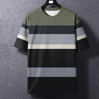 T-shirts décontractés pour hommes, personnalisables, imprimés, 100% coton/polyester, respirants, écologiques, séchage rapide, 200g