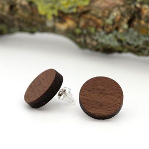 Pendientes largos de madera con borla exagerada, aretes de madera geométricos con contraste de Color de madera retro de la mejor calidad al por mayor - Product Image 6