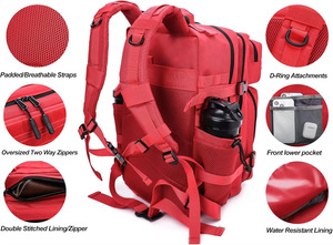 กระเป๋าเป้สะพายหลังสำหรับผู้ชายกระเป๋าเป้สะพายหลังสำหรับปีนเขา45L ออกแบบได้ตามต้องการ