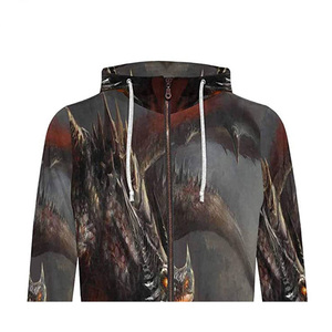 Sudadera con cuello de tortuga para hombre Logotipo personalizado más vendido Patrón de Navidad impreso en 3D para Sudadera con capucha para hombre - Product Image 3