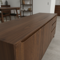 Buffet moderne à deux portes et deux tiroirs, écologique, pour salon, meuble de maison, OEM ODM