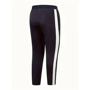 Survêtement de football pour hommes adultes, couleur bleu marine, coupe ajustée confortable, vêtements de sport d'entraînement en plein air, survêtements de football - Product Image 5