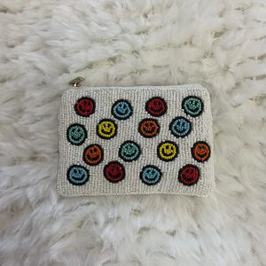 Monedero clásico con cuentas, bolso de maquillaje con cuentas de perlas y diamantes, regalo de boda o fiesta para ella - Product Image 1