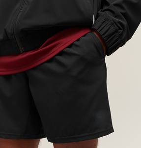 กางเกงขาสั้นระบายอากาศได้ดีมีกระเป๋าด้านข้างสีทึบมีกระเป๋าด้านข้างมีบริการ OEM ตามสั่งเป็นมิตรต่อสิ่งแวดล้อม - Product Image 5