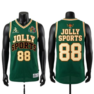 Camiseta de baloncesto de malla de poliéster premium con paneles de contraste y ribetes personalizados, camiseta de algodón 100% para hombre, corte holgado, estampada. - Product Image 1
