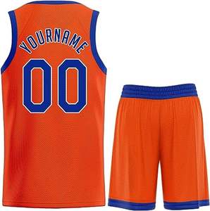Ensemble de maillots de basket-ball réversibles en tissu mesh sublimé pour hommes, 100% polyester, prix d'usine, logo personnalisé, antibactérien - Product Image 2