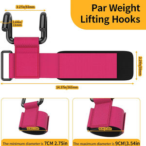 Correas para Tobillos para Máquina de Cable, Ejercicios de Glúteos, Ejercicios de la Parte Inferior del Cuerpo, Extensiones de Piernas, Correas para Piernas con Acolchado de Forro Polar - Product Image 3