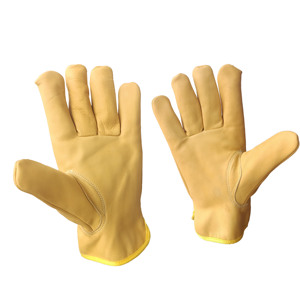 Gants de pilote de jardin de haute qualité multifonctions Logo personnalisé en cuir de sécurité extérieur travail gants d'hiver - Product Image 6