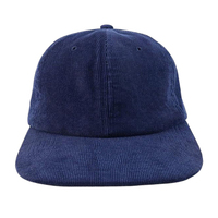 Casquette Snapback en velours côtelé à 5 panneaux, non structurée, marron, avec logo brodé personnalisé, motifs léopard, à pois, losanges, fruits - Vente en gros à prix abordable