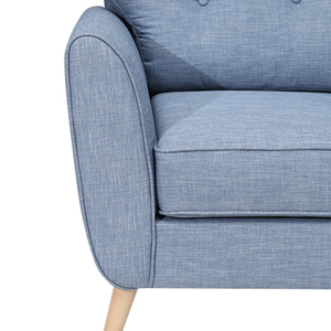 Sofá Individual Estilo Tejido SF38005 con Tela de Alta Calidad, Diseño Liso - Product Image 2