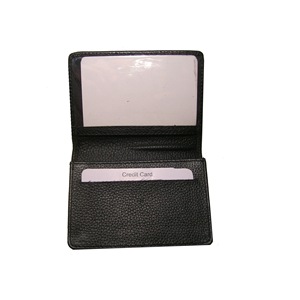 Venta al por mayor de color negro tarjetero de cuero tarjetero de regalo - Product Image 1