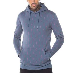 เสื้อสเวตเตอร์มีฮู้ดของผู้ชายระบายอากาศได้ดีเสื้อสเวตเตอร์มีฮู้ดเข้ารูปผ้าฝ้าย100% พิมพ์ลายออกแบบได้ตามต้องการ - Product Image 1