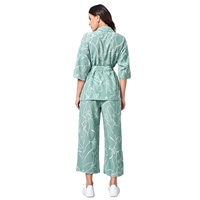Vêtements de nuit pour femmes en coton/spandex de qualité supérieure, doux et ultra-extensibles, à bretelles spaghetti, imprimé floral, tricotés, design personnalisé, vente en gros premium