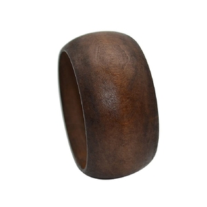Brazaletes cruzados de madera de forma redonda, joyería de diseñador de moda para mujer, accesorio de regalo de moda hecho a mano, arte de la India, corte de corazón - Product Image 1