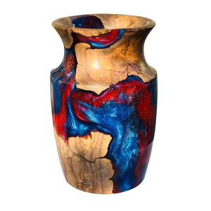 Jarrón Decorativo de Madera Pulida Moderno para Flores Secas, Hecho a Mano, Ecológico, Accesorios para el Hogar y el Jardín - Product Image 5