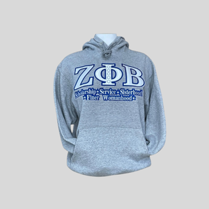 เสื้อฮู้ดแบบสวมหัวผ้าฝ้าย100% ทั่วไปเสื้อฮู้ดสมาคมสมาคม & พี่น้อง Camo Zeta Phi Beta สั่งทำ - Product Image 6