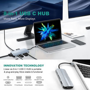 Cargador USB Multipuerto 8 en 1 con Adaptadores y Conectores de Carga Rápida PD - Product Image 5