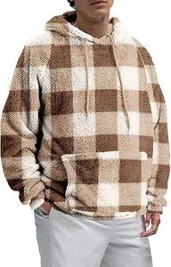 Sudadera con Capucha Casual de Invierno para Hombre, Color Sólido, 100% Algodón, Felpa, Corte Regular, Bolsillo, Secado Rápido y Transpirable, Alta Calidad - Product Image 5