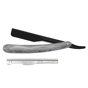 Maquinillas de Afeitar para Eliminar el Vello, Maquinillas de Afeitar con Mango de Plástico, Maquinillas de Afeitar de Barbero Rectas Hechas con Acero Inoxidable - Product Image 4