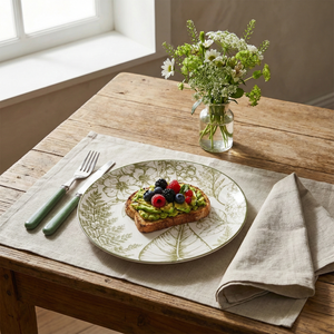 Ensemble de 2 assiettes en porcelaine Hazel de 7,8 pouces pour la vaisselle et la décoration de fête - Product Image 4