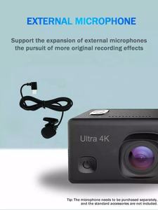Cámara Deportiva de Acción con Pantalla Táctil, Función EIS, Resistente al Agua hasta 40 Metros, 4K 3840*2160P, Precio de Fábrica - Product Image 4