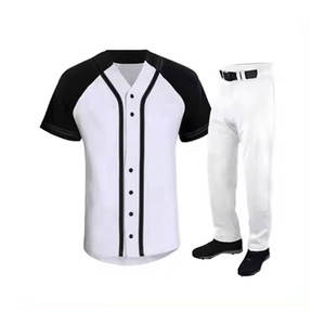 Uniforme de baseball fabriqué professionnel Durable Anti-rides Sublimation 100% Poly uniforme de baseball pour hommes en gros - Product Image 2
