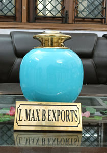 Meta Galaxy Design Urnes funéraires en métal pour adultes avec sac en velours pour cendres humaines - Product Image 3