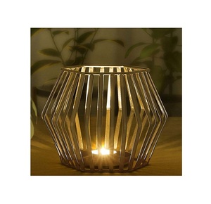 Popular Stylish Metal Tabletop <b>Tealight</b> Votive Holder for Home and Wedding Festive Decoration and Gifting Supplies - Product Image 2