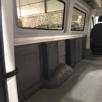 2021 MAN TGE Set Trim Interior Kendaraan Komersial Berkualitas Tinggi Plastik Desain IP Resmi Khusus VKM Plastik Minibus